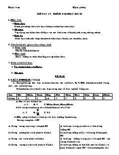 Giáo án Đại số 7 Tiết 68, 69 Kiểm tra học kỳ II