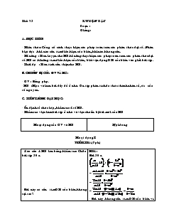 Giáo án Đại số 8 - 35, 36, 37