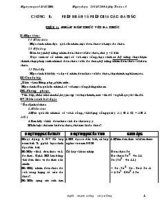 Giáo án Đại số 8 cả năm