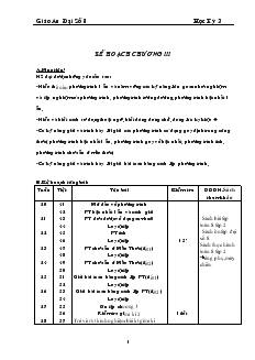 Giáo An Đại Số 8 Học Kỳ 2