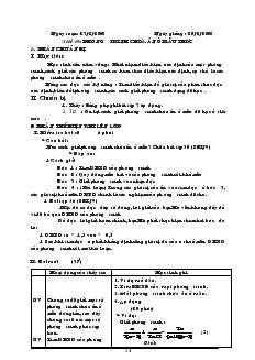 Giáo án Đại số 8 kỳ 2