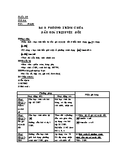 Giáo án Đại số 8 năm học 2007- 2008 Tuần 30 Tiết 64 Bài 5 Phương trình chứa dấu giá trị tuyệt đối