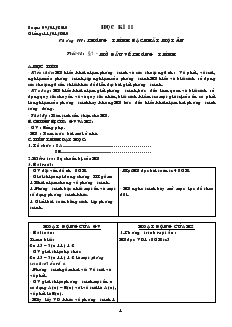 Giáo án Đại số 8 năm học 2009- 2010 Tiết 42 Phương trình bậc nhất một ẩn và cách giải