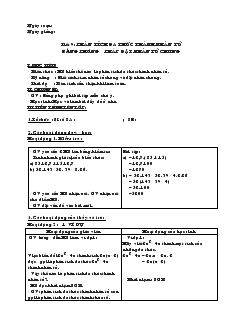 Giáo án Đại số 8 năm học 2010- 2011 Tiết 9 Phân tích đa thức thành nhân tử bằng phương pháp đặt nhân tử chung