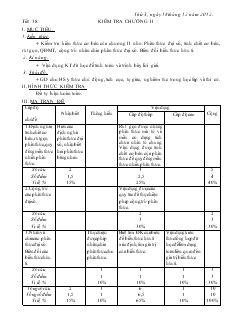 Giáo án Đại số 8 năm học 2012- 2013  Tiết 38 Kiểm tra chương II