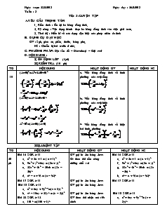 Giáo án Đại số 8 - Tiết 5: Luyện tập