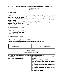 Giáo án Đại số 8 - Tiết 51, 52