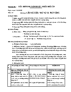 Giáo án Đại số 8 Tiết 57 Liên hệ giữa thứ tự và phép cộng