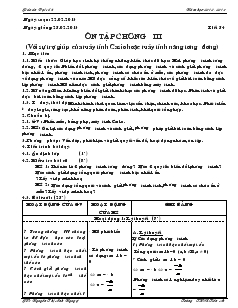 Giáo án Đại số 8 từ tiết 54 đến tiết 56 năm học 2012 - 2013 Trường THCS Tiền An