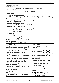 Giáo án Đại số 9 - Quách Thị Hồng Ánh