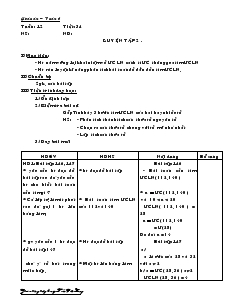 Giáo án Đại số lớp 6 tuần 12 năm học 2007- 2008