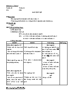 Giáo án Đại số lớp 6 tuần 8 năm học 2007- 2008