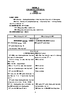 Giáo án Đại số Lớp 9 hay