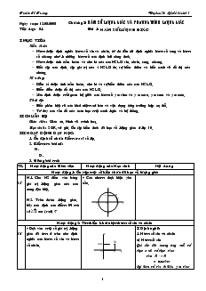 Giáo án Đại số và Giải tích 11 - Tiết 1 - Bài 1: Hàm số lượng giác