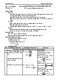 Giáo án Đại số và Giải tích 11 - Tiết dạy: 02 - Bài 1: Hàm số lượng giác (tiếp)