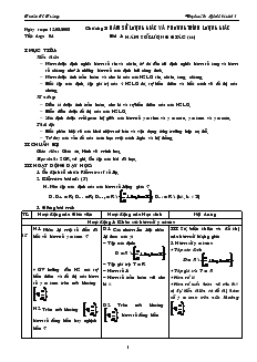 Giáo án Đại số và Giải tích 11 - Tiết dạy: 04 - Bài 1: Hàm số lượng giác (tiếp)