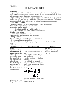 Giáo án dạy tăng cường lớp 11 học kỳ I - Tiết 37, 38: Ôn tập cấp số nhân