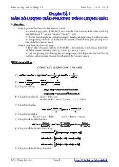 Giáo án dạy trái buổi lớp 11 năm học: 2012 - 2013