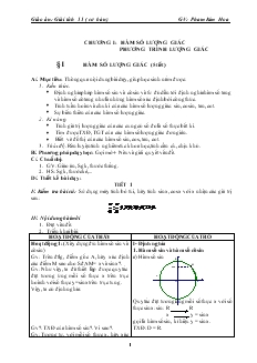 Giáo án giải tích 11 (cơ bản)_Giáo viên: Pham Kim Hoa