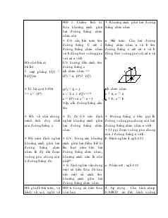 Giáo án Hình học 11 học kỳ II -  Tiết 42