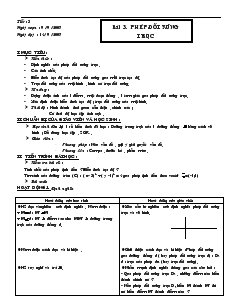 Giáo án Hình học 11 - Tiết 3 - Bài 3: Phép đối xứng trục