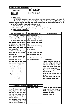 Giáo án Hình học 8 học kỳ I năm học 2004- 2005