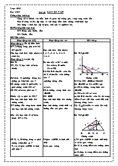 Giáo án Hình học 8 năm học 2004- 2005 Tiết 19 Luyện Tập