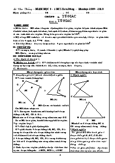 Giáo án Hình học 8 năm học 2009 - 2010 THCS Tiến Dũng