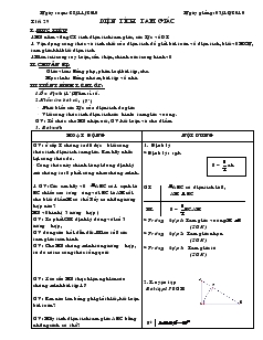 Giáo án Hình học 8 năm học 2010- 2011 Tiết 29 Diện tích tam giác
