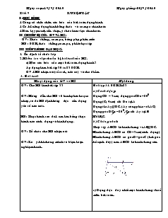 Giáo án Hình học 8 năm học 2010- 2011 Tiết 9 Luyện Tập