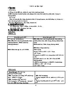 Giáo án Hình học 8 năm học 2010- 2011