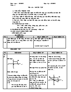 Giáo án Hinh học 8 - Tiết 14: Luyện tập