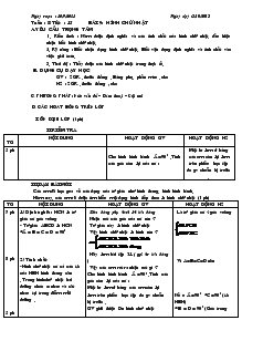 Giáo án Hinh học 8 - Tiết: 15 - Bài 9: Hình chử nhật