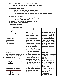 Giáo án Hinh học 8 - Tiết: 28 - Bài 3: Diện tích tam giác