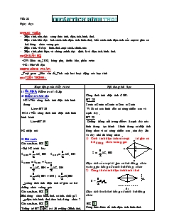 Giáo án Hình học 8 Tiết 35 Diện tích hình thoi