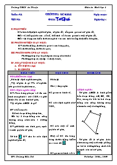 Giáo An Hình học 8 Trường THCS An Thuận