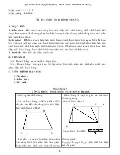 Giáo án Hình học 8 Trường TH&THCS Nà Khoang