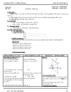 Giáo án Hình học 8 Tuần 5, Tiết 9 - Vũ Hải Đường