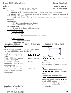 Giáo án Hình học 8 Tuần 7, Tiết 14 - Vũ Hải Đường