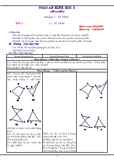Giáo án hình học 8