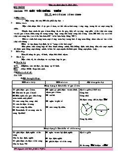 Giáo án Hình Học 9 - Nguyễn Hồng Chiên