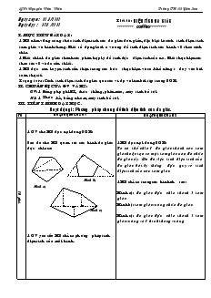 Giáo án Hình học lớp 8 năm học 2012- 2013 Tiết 36 Diện tích đa giác