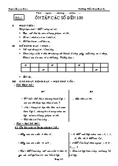 Giáo án học kỳ II môn Toán lớp 4