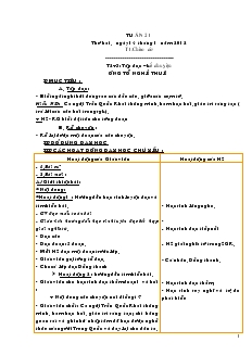 Giáo án lớp 3 (chuẩn kiến thức kỹ năng) - Tuần 21