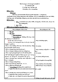 Giáo án lớp 3 (chuẩn kiến thức kỹ năng) - Tuần 28