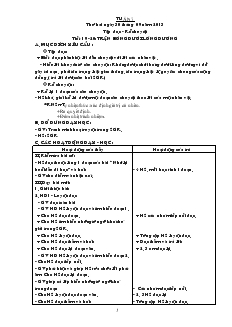 Giáo án lớp 3 (chuẩn kiến thức kỹ năng) - Tuần 7