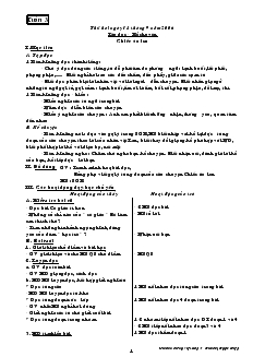 Giáo án lớp 3 (chuẩn) - Tuần 3 năm 2006