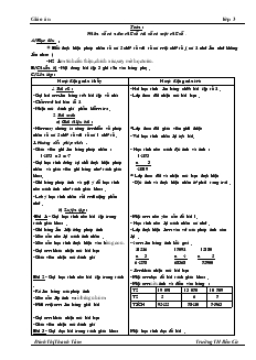 Giáo án lớp 3 (chuẩn) - Tuần 31 đến tuần 35