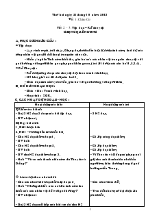 Giáo án lớp 3 (hai buổi) năm 2013