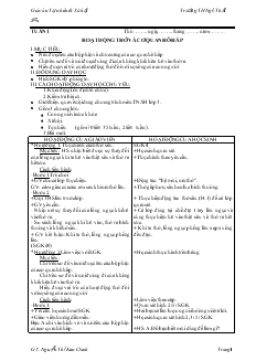 Giáo án lớp 3 - Tuần 1, 3, 5